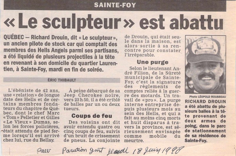 Journal ancien du Québec