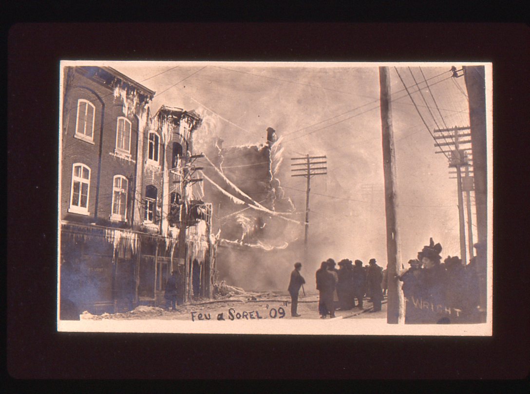 Fire at Sorel in 1909