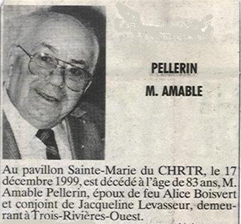 Newspaper obituary on genealogy Quebec