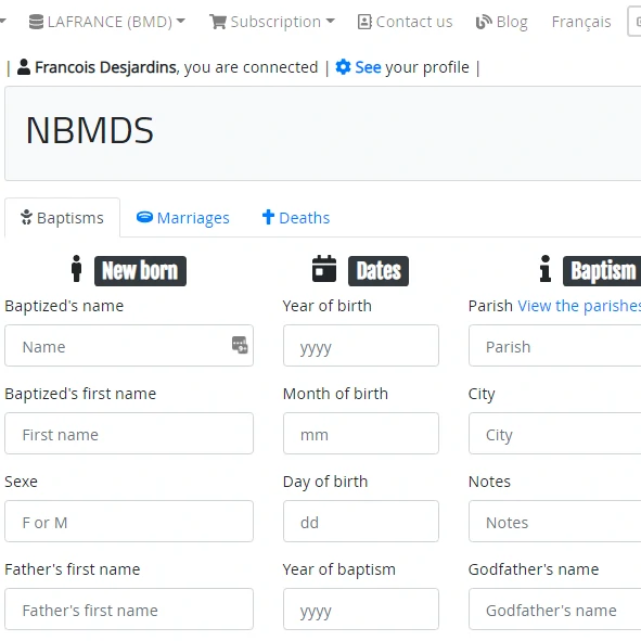 Little BMD search engine